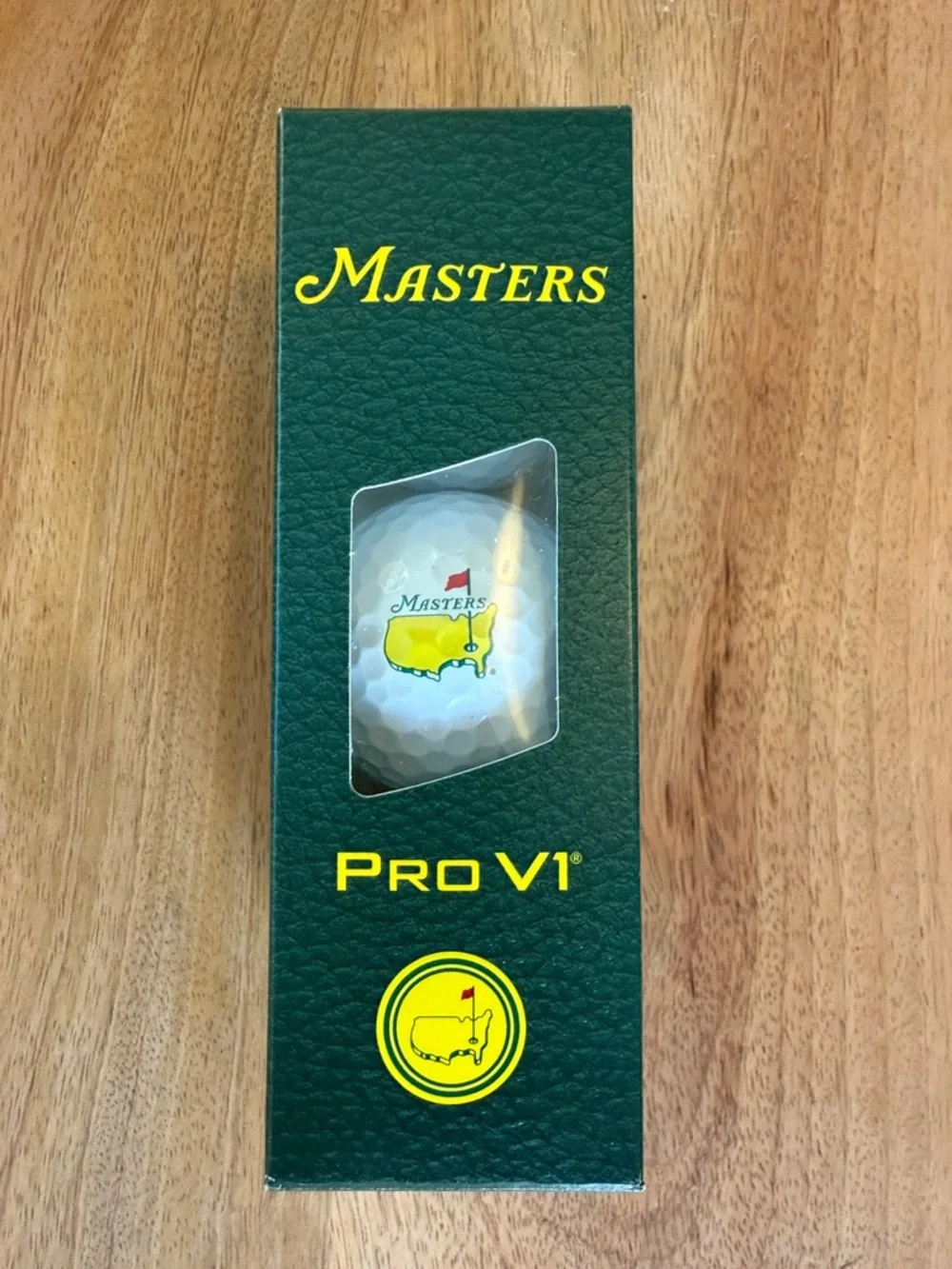 Masters 2026 Titleist Pro V1 Golf Ball - White with Masters Logo - Picture 1 of 1